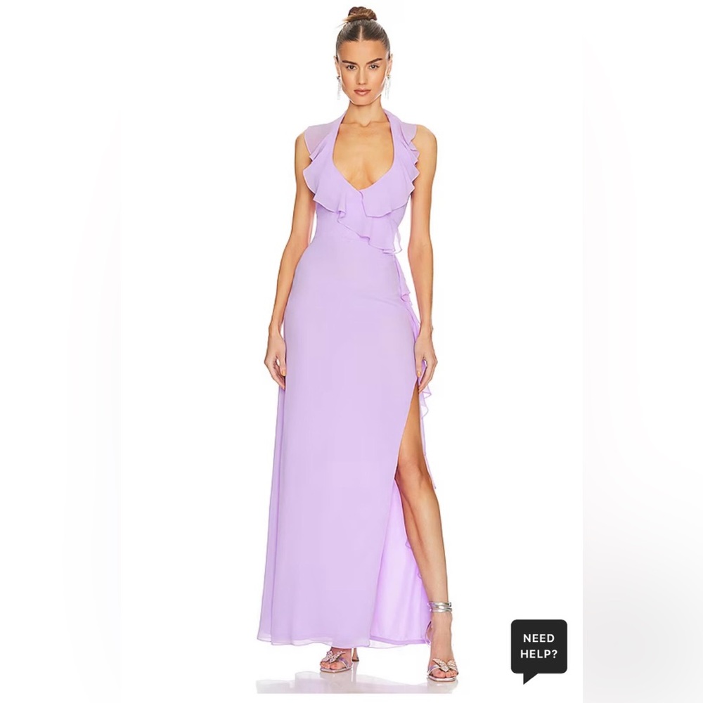 NEW WITH TAGS X REVOLVE ITUNU DRESS IN LILAC
YAURA size small